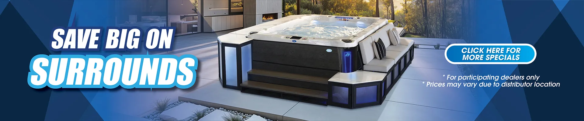 Calspas hot tub being used in a family setting - Palm Desert