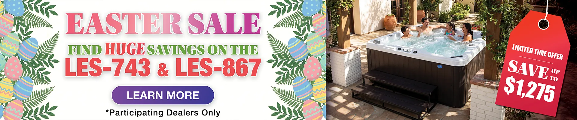 Calspas hot tub being used in a family setting - Palm Desert