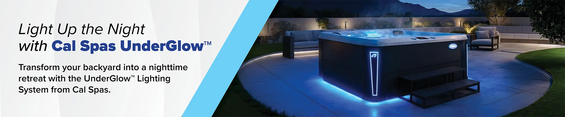 Calspas hot tub being used in a family setting - Palm Desert